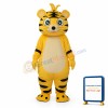 Small Yellow Tiger Mascot Adult Costume