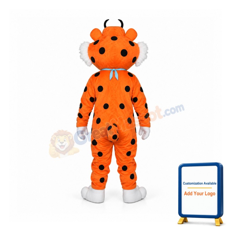 Spotted Funny Tiger Adult mascot costume