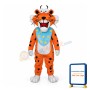 Spotted Funny Tiger Adult mascot costume