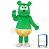 Green Bear Mascot Adult Costume
