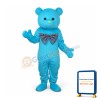 Happy Blue Bear Mascot Adult Costume