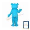 Happy Blue Bear Mascot Adult Costume