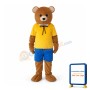 leisure Version Teddy Bear Mascot Adult Costume
