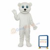 Little Polar Bear Mascot Adult Costume
