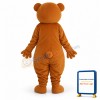 Brown Teddy Bear Mascot Adult Costume