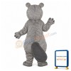Long-haired Gray-mouth Bear Mascot Adult Costume