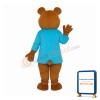 Mr.Bear in Blue T-shirt Mascot Adult Costume