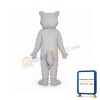 Pink Ears Polar Bear Mascot Adult Costume