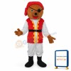 Pirate Bear Mascot Adult Costume