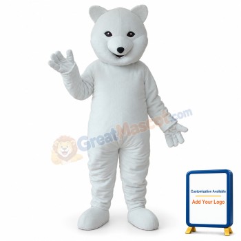 Polar Bear Mascot Adult Costume