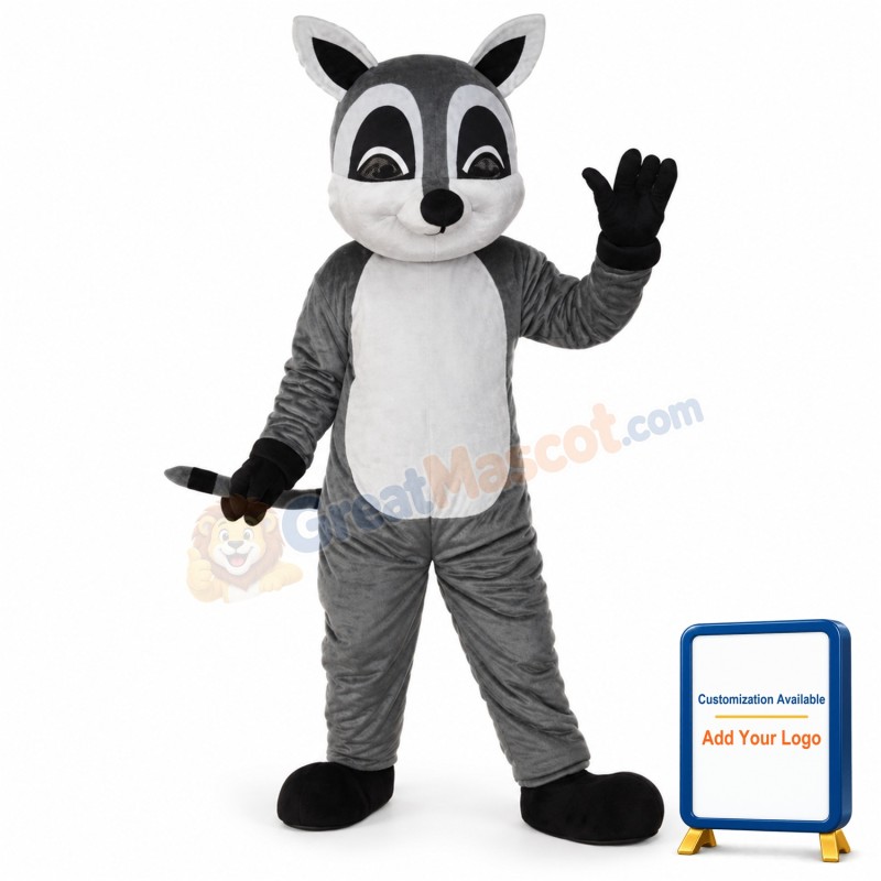Raccoon Mascot Adult Costume