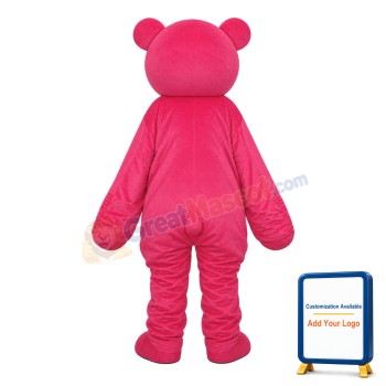 Red Bear Mascot Adult Costume