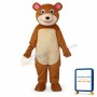 Round Mouth Bear Mascot Adult Costume