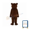 Sharp Teeth Dark Brown Bear Mascot Adult Costume