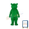 Short-haired Green Bear Mascot Adult Costume