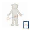 Simple and honest polar bears adult mascot costume