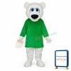 Strange White Bear Mascot Adult Costume