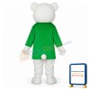 Strange White Bear Mascot Adult Costume