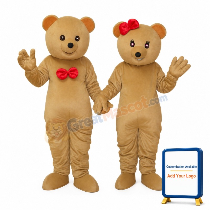 Teddy Bear Mascot Adult Costume