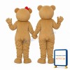 Teddy Bear Mascot Adult Costume