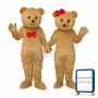 Teddy Bear Mascot Adult Costume