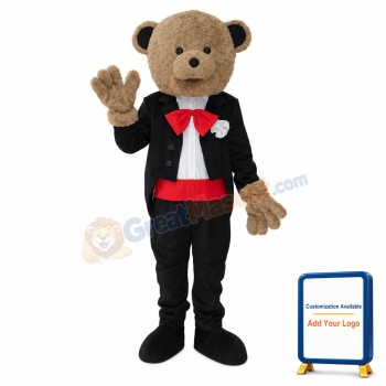 Wedding Bear Mascot Adult Costume