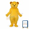 Yellow Teddy Bear Mascot Adult Costume