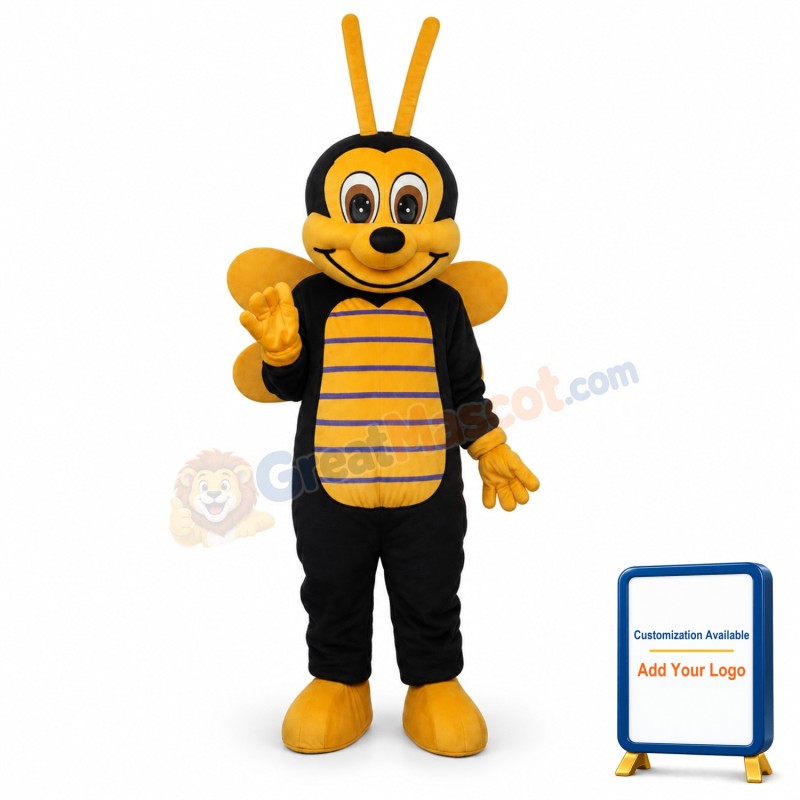 2nd Version of The Bee Mascot Adult Costume