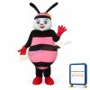 Black & Pink Bee Mascot Adult Costume