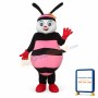 Black & Pink Bee Mascot Adult Costume