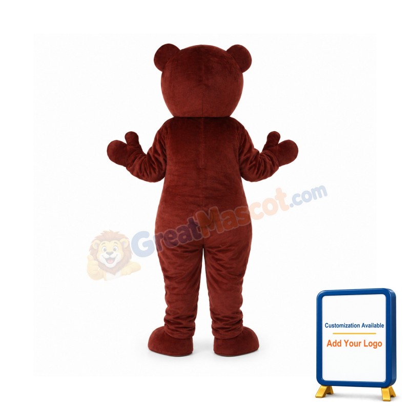 Cook Brown Bear Mascot Adult Costume