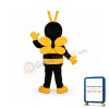 Little Bee Mascot Adult Costume