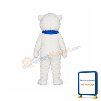Cute Polar Bear Adult Mascot Costume