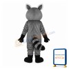 Flat Face Small Raccoon Mascot Adult Costume