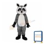 Flat Face Small Raccoon Mascot Adult Costume