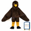Long-haired Brown Eagle Mascot Adult Costume
