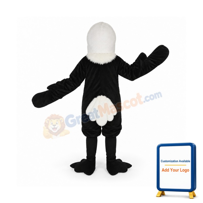 Pointed Beak Bald Eagle Mascot Adult Costume