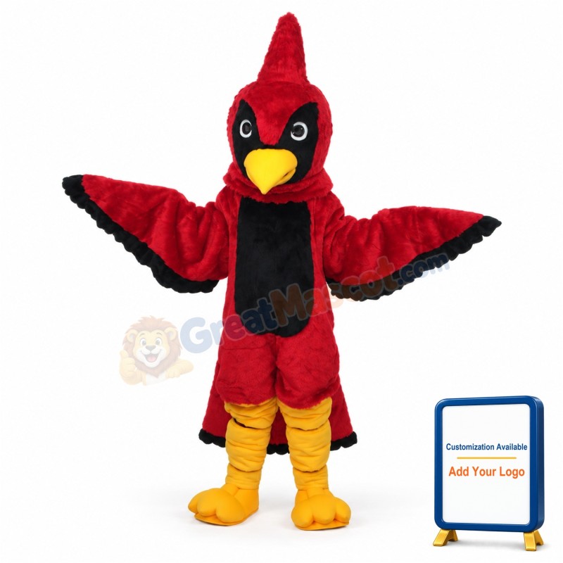 Red Eagle Mascot Adult Costume
