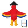 Red Pirate Parrot Mascot Adult Costume