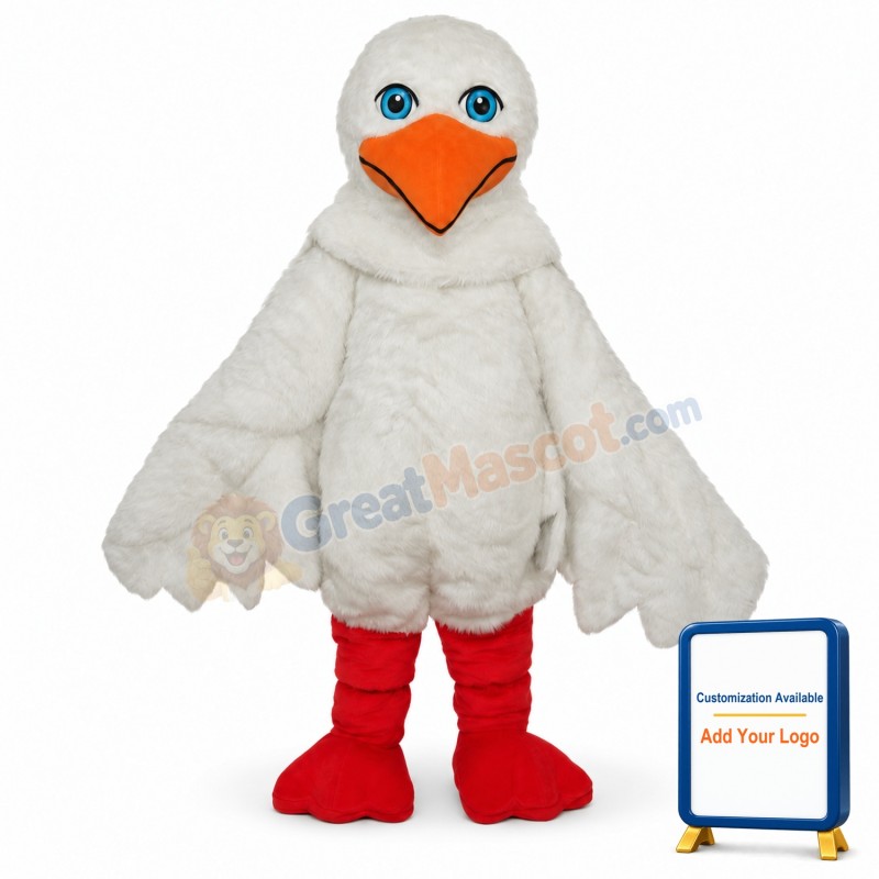 Sea Gull Mascot Adult Costume