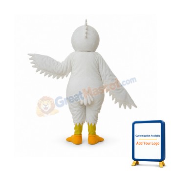 White Eagle Mascot Adult Costume