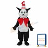 Black Cat with Hat Mascot Adult Costume