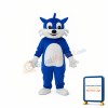Blue Cat Mascot Adult Costume