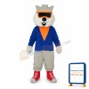 Cat Wear Glasses Mascot Adult Costume