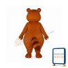 Cute Yellow Brown Civet Cat Mascot Costume