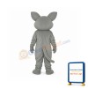 Grey Cat Mascot Adult Costume