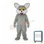 Grey Cat Mascot Adult Costume