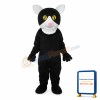 Little Black Cat Mascot Adult Costume