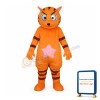 Orange Star Cat Mascot Adult Costume