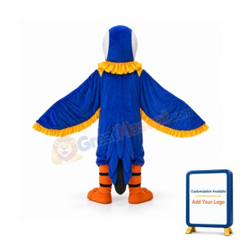 Blue Parrot Mascot Adult Costume